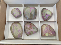 Polished Stichtite Standing Free Forms x 6 From Barberton, South Africa - Toprock Gemstones and Minerals 