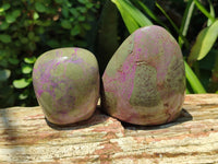 Polished Stichtite Standing Free Forms x 6 From Barberton, South Africa - Toprock Gemstones and Minerals 