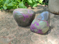 Polished Stichtite Standing Free Forms x 6 From Barberton, South Africa - Toprock Gemstones and Minerals 
