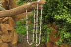 Polished Quartz & Gem Amethyst Ball Shaped Bead Necklace - Sold Per Item - From Zambia - Toprock Gemstones and Minerals 