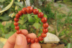 Polished Red Jasper Beaded Clip On Bracelet - Sold Per Item - From South Africa - Toprock Gemstones and Minerals 