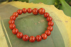 Polished Red Jasper Beaded Clip On Bracelet - Sold Per Item - From South Africa - Toprock Gemstones and Minerals 
