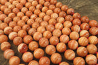 Polished Banded Red Jasper Ball Shaped Bead Necklace - Sold Per Item - From Namibia - Toprock Gemstones and Minerals 
