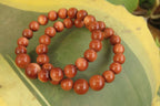 Polished Copper Sunstone Clip On Bracelet - sold per Item - From China - Toprock Gemstones and Minerals 