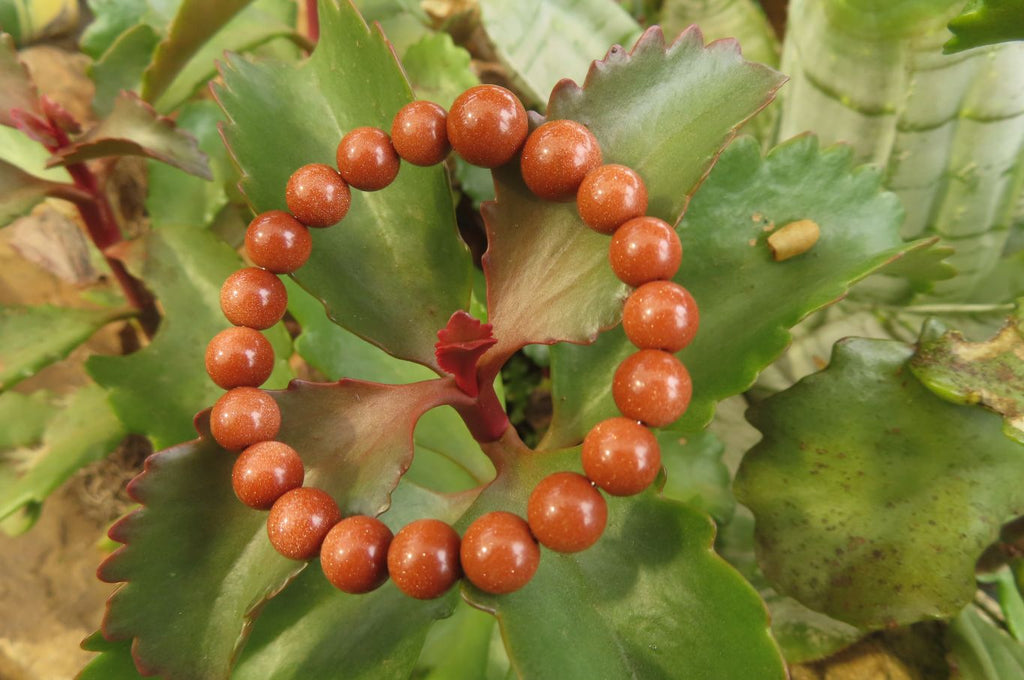 Polished Copper Sunstone Clip On Bracelet - sold per Item - From China - Toprock Gemstones and Minerals 