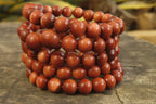 Polished Copper Sunstone Clip On Bracelet - sold per Item - From China - Toprock Gemstones and Minerals 