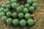 Polished Aventurine Ball Shaped Bead Necklace - Sold Per Item - From Zimbabwe - Toprock Gemstones and Minerals 