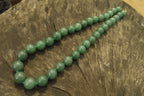 Polished Aventurine Ball Shaped Bead Necklace - Sold Per Item - From Zimbabwe - Toprock Gemstones and Minerals 