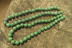 Polished Aventurine Ball Shaped Bead Necklace - Sold Per Item - From Zimbabwe - Toprock Gemstones and Minerals 