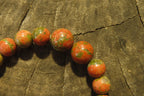 Polished Unakite Clip On Beaded Bracelet - Sold Per Item - From South Africa - Toprock Gemstones and Minerals 