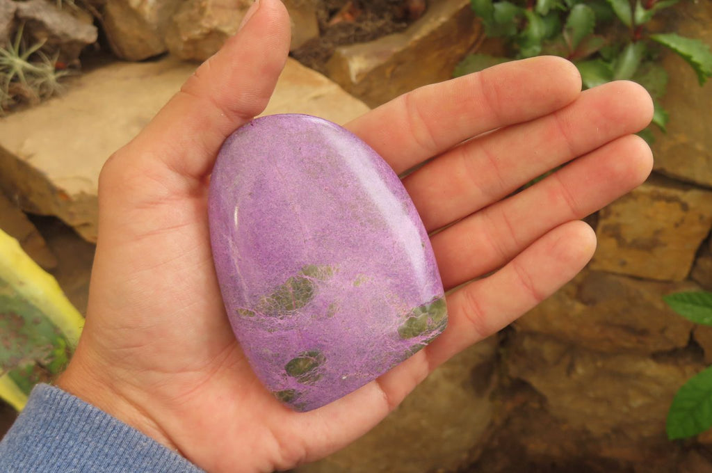 Polished Stichtite Standing Free Forms x 6 From Barberton, South Africa - Toprock Gemstones and Minerals 