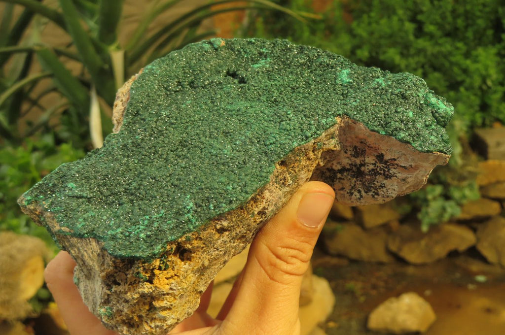 Natural Botryoidal Malachite Specimen x 1 From Tenke Fungurume, Congo - Toprock Gemstones and Minerals 
