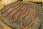 Polished Brown Jasper Ball Shaped Bead Necklace - Sold Per Item - From Madagascar - Toprock Gemstones and Minerals 