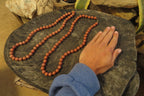 Polished Brown Jasper Ball Shaped Bead Necklace - Sold Per Item - From Madagascar - Toprock Gemstones and Minerals 