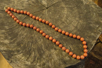 Polished Brown Jasper Ball Shaped Bead Necklace - Sold Per Item - From Madagascar - Toprock Gemstones and Minerals 