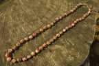 Polished Snakeskin Rhyolite Jasper Faceted Bead Necklace - Sold per Item - From Australia - Toprock Gemstones and Minerals 