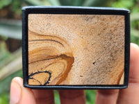 Hand Made Mini Namibian Desert Picture Stone Jasper Jewellery Box - Sold per Item - From Namibia - Toprock Gemstones and Minerals 