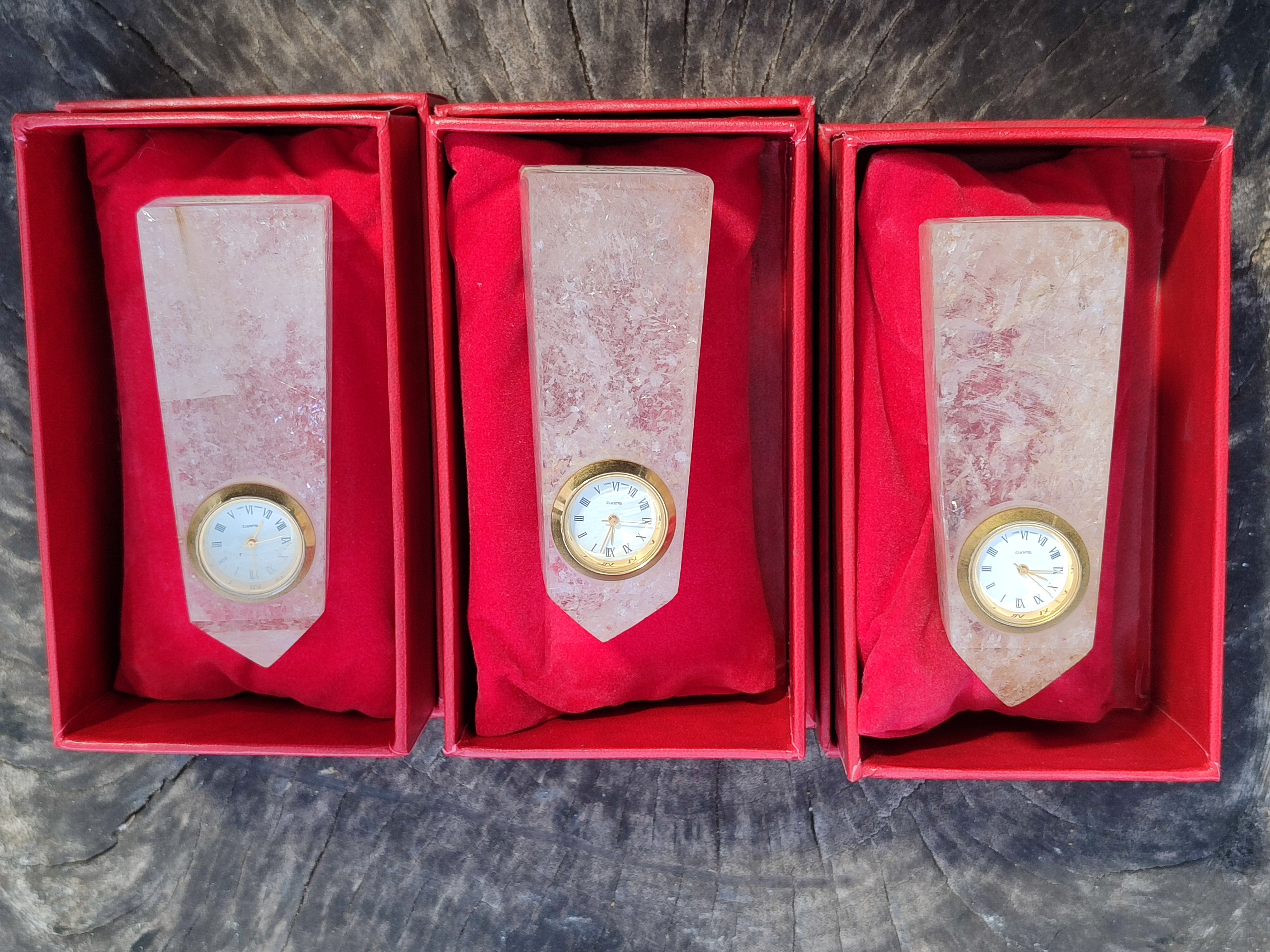 Polished Golden Rutile Rock Crystal Quartz Obelisk Clock Towers - sold per item - From Brazil - Toprock Gemstones and Minerals 