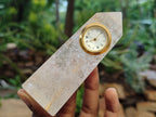 Polished Golden Rutile Rock Crystal Quartz Obelisk Clock Towers - sold per item - From Brazil - Toprock Gemstones and Minerals 