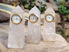 Polished Golden Rutile Rock Crystal Quartz Obelisk Clock Towers - sold per item - From Brazil - Toprock Gemstones and Minerals 