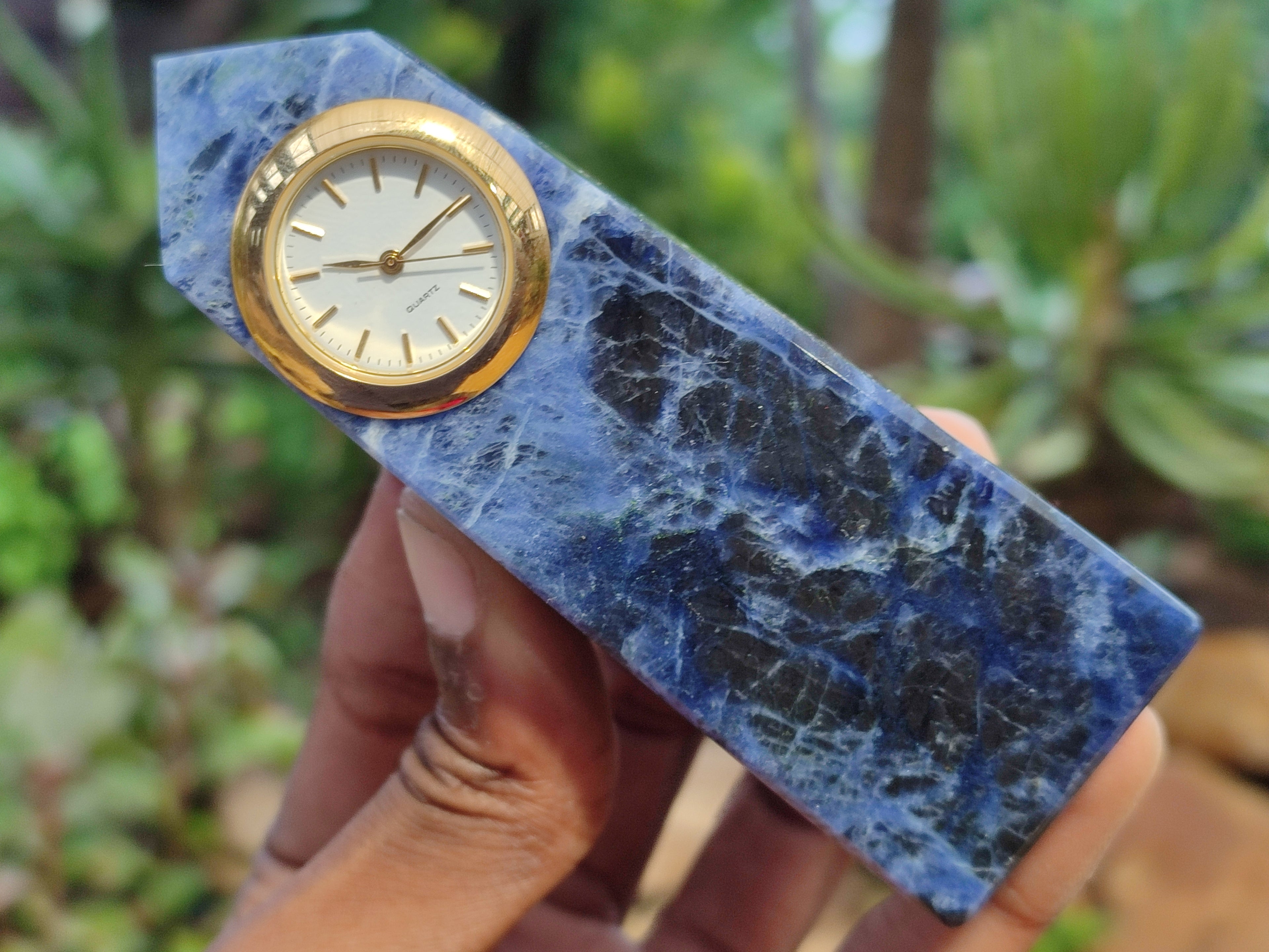 Polished Sodalite Obelisk Clock Towers - sold per item - From Namibia - Toprock Gemstones and Minerals 