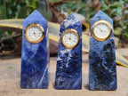 Polished Sodalite Obelisk Clock Towers - sold per item - From Namibia - Toprock Gemstones and Minerals 