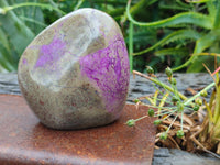 Polished Stichtite Standing Free Forms x 3 From Barberton, South Africa - Toprock Gemstones and Minerals 