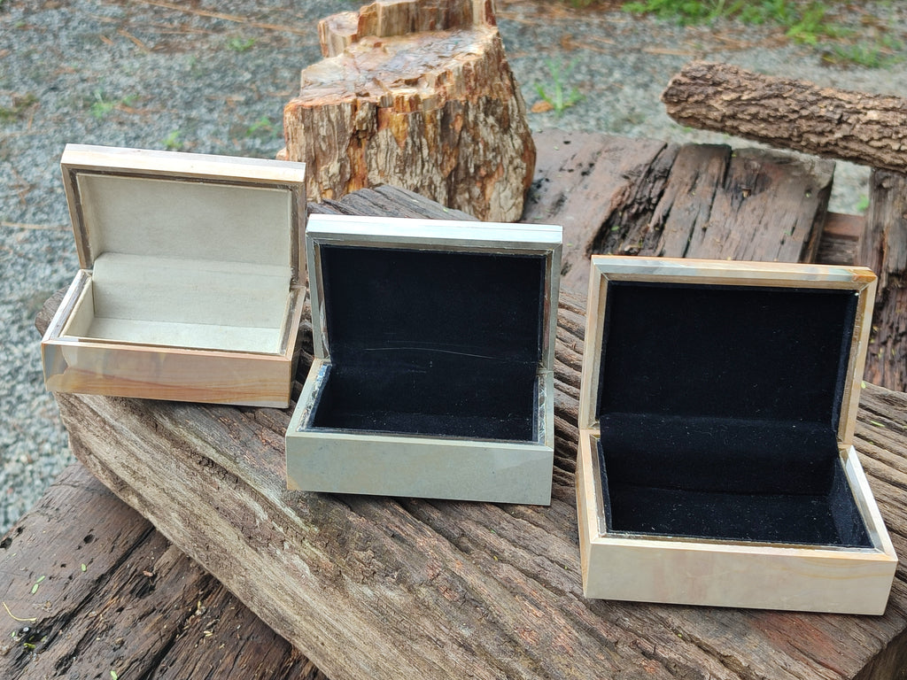 Hand Made Polychrome Jasper Jewellery Box - Sold per Item - From Madagascar - Toprock Gemstones and Minerals 