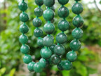 Polished Aventurine Ball Shaped Bead Necklace - Sold Per Item - From Zimbabwe - Toprock Gemstones and Minerals 