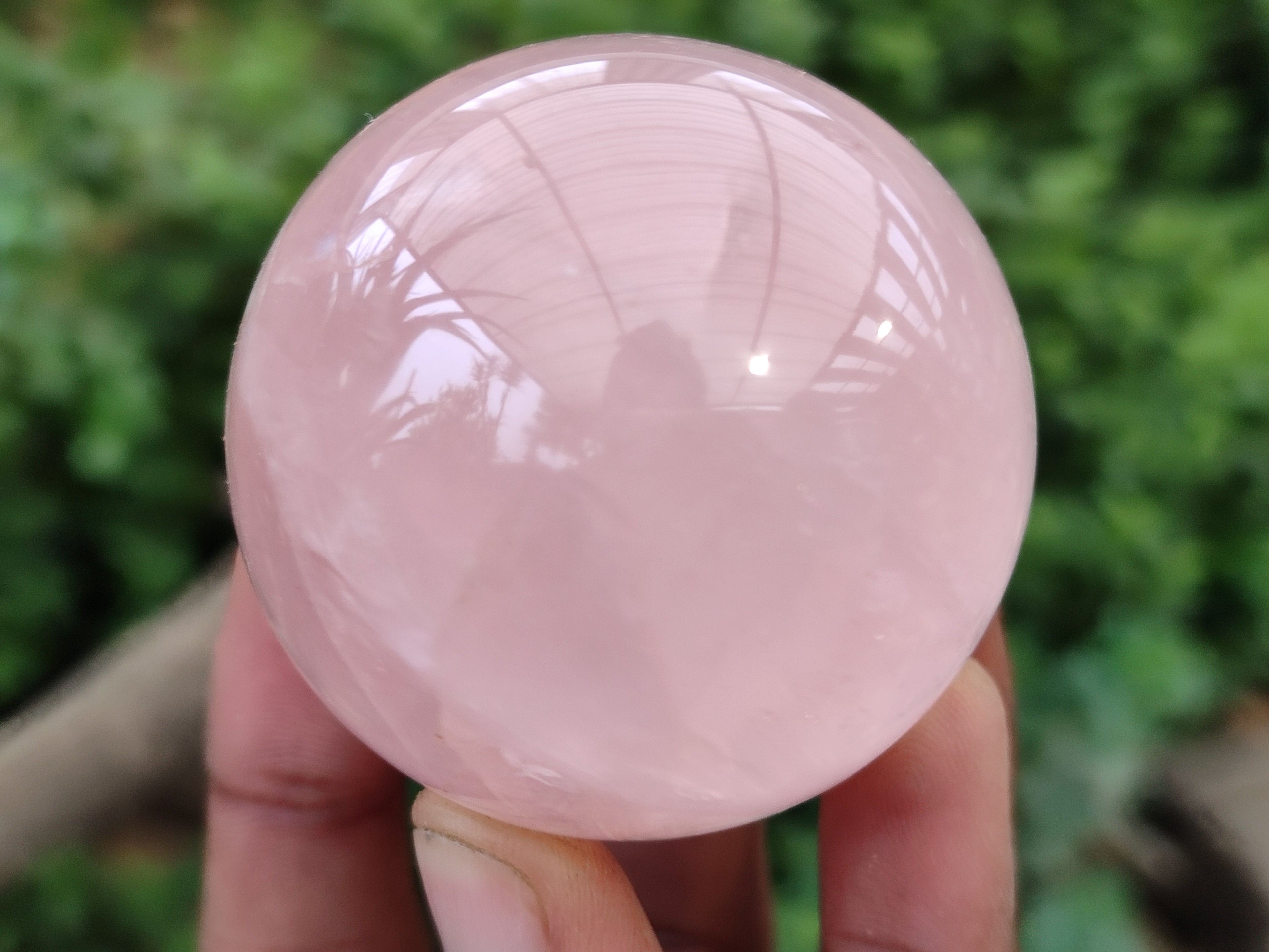 Polished Rose Quartz Spheres x 6 From Madagascar - Toprock Gemstones and Minerals 