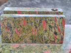 Polished Unakite Desk Set - Sold Per Set - From South Africa - Toprock Gemstones and Minerals 