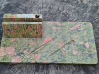 Polished Unakite Desk Set - Sold Per Set - From South Africa