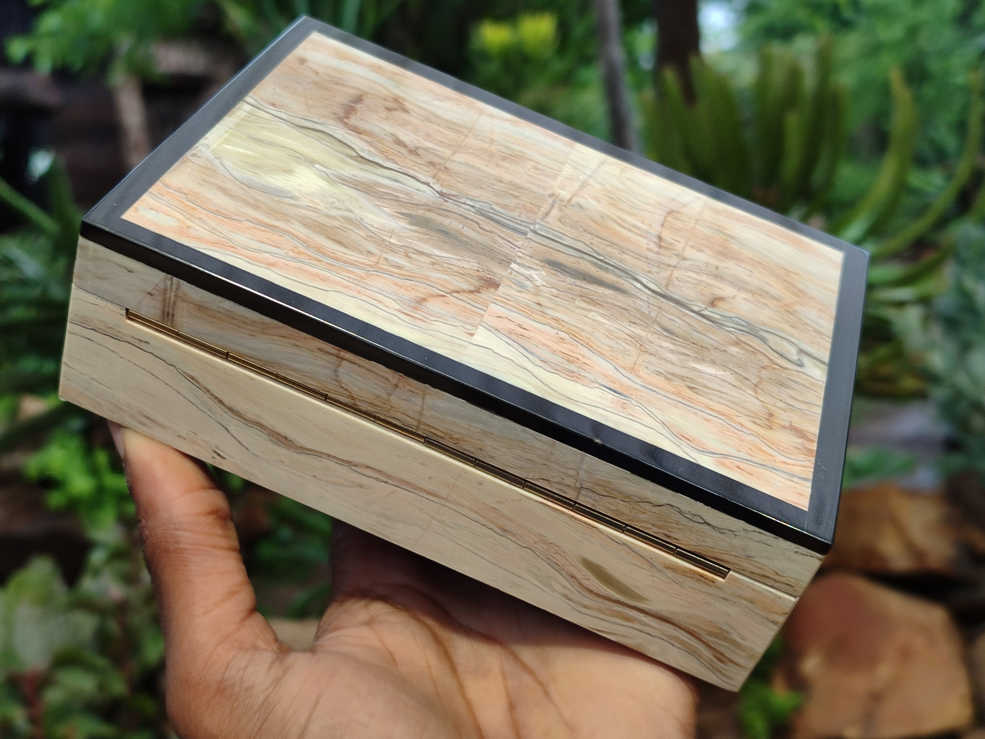 Hand Made Stone Jewellery Box x 1 From Southern Africa – Toprock ...