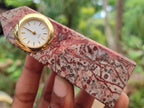 Hand Made Snakeskin Rhyolite Jasper Obelisk Clock Towers - sold per item - From Australia - Toprock Gemstones and Minerals 