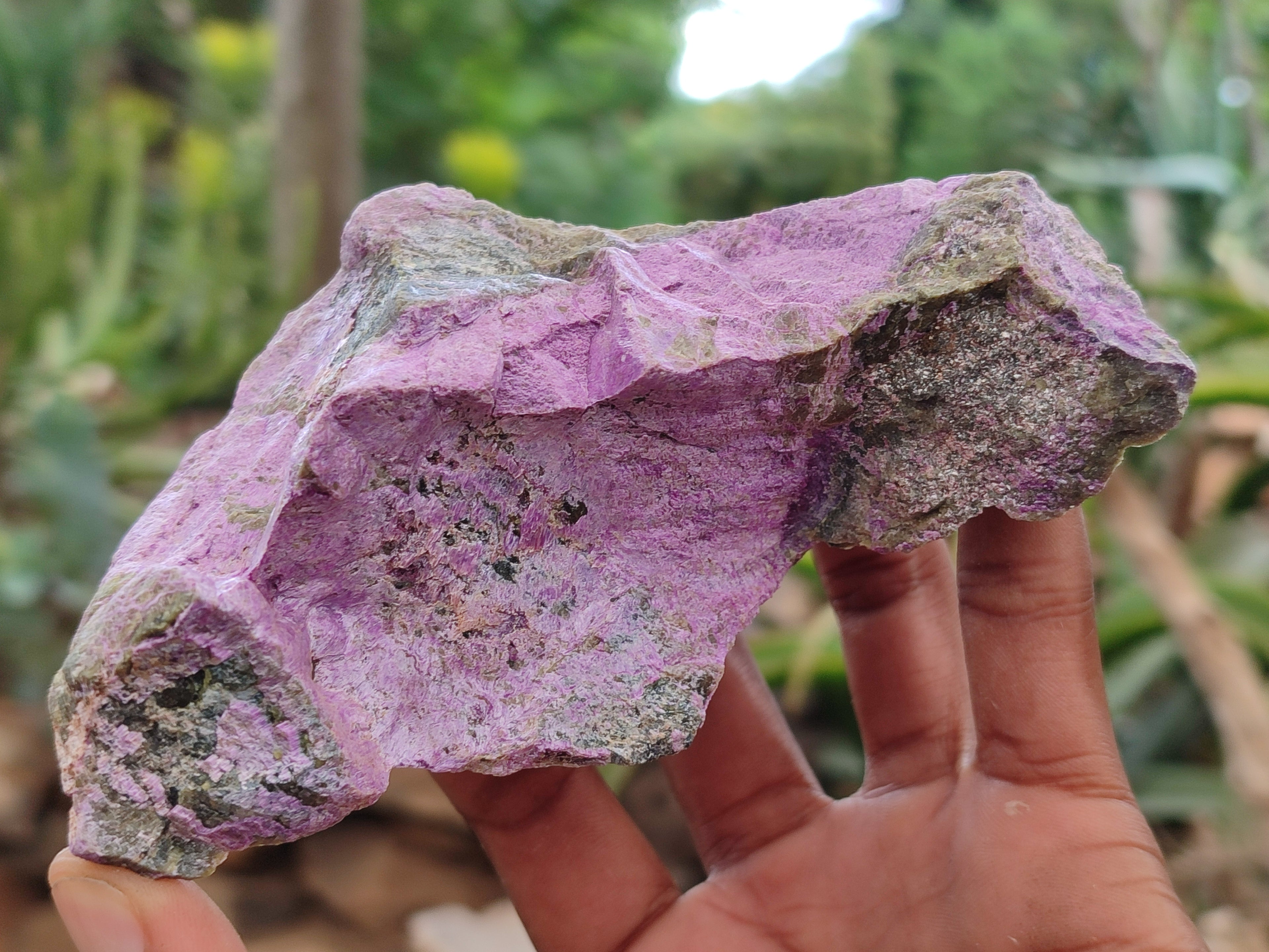Natural Stichtite Cobbed Specimens x 8 From Barberton, South Africa - Toprock Gemstones and Minerals 