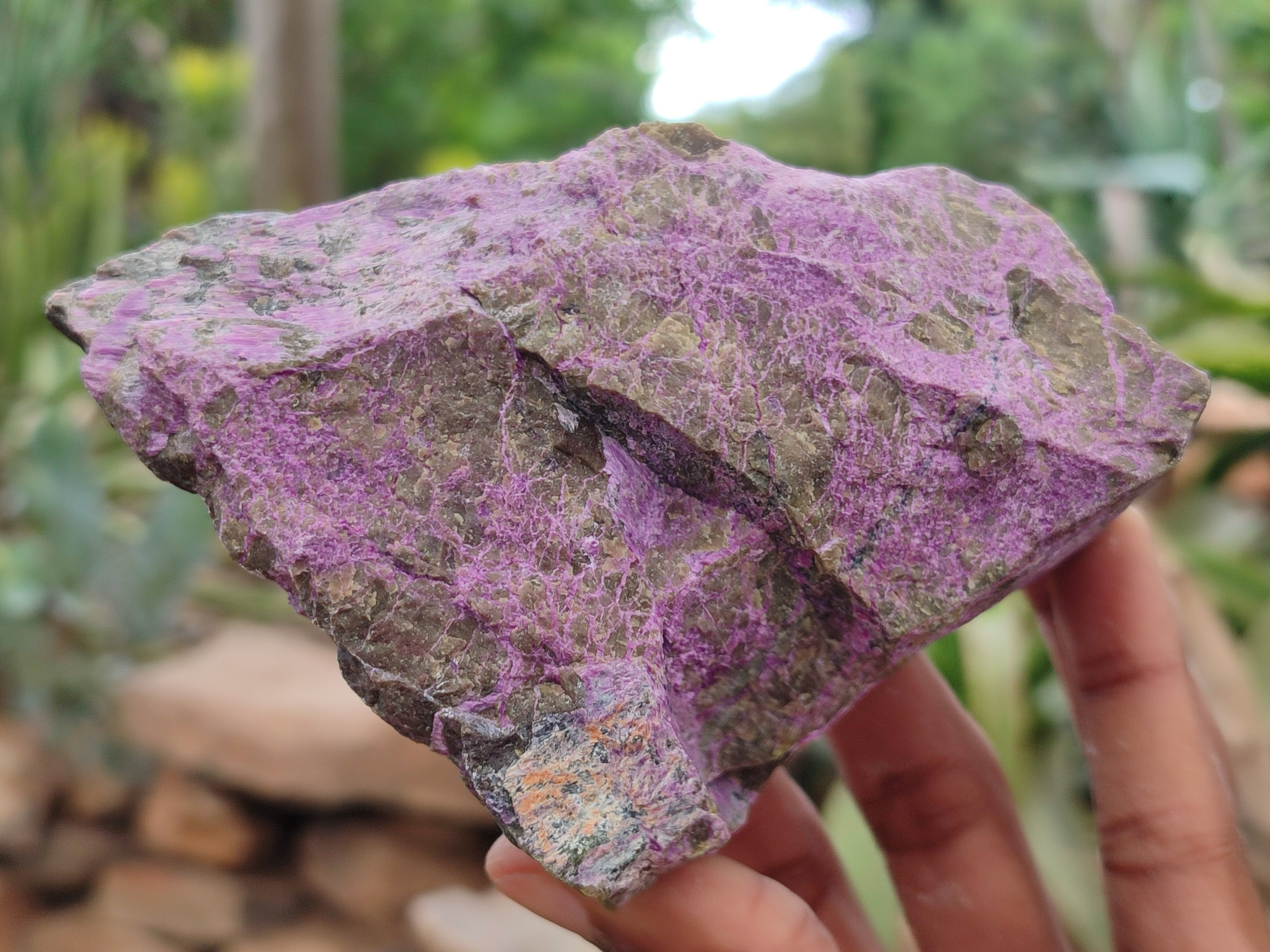 Natural Stichtite Cobbed Specimens x 8 From Barberton, South Africa - Toprock Gemstones and Minerals 
