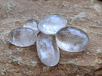 Polished Clear Quartz Palm Stones x 24 From Madagascar - Toprock Gemstones and Minerals 