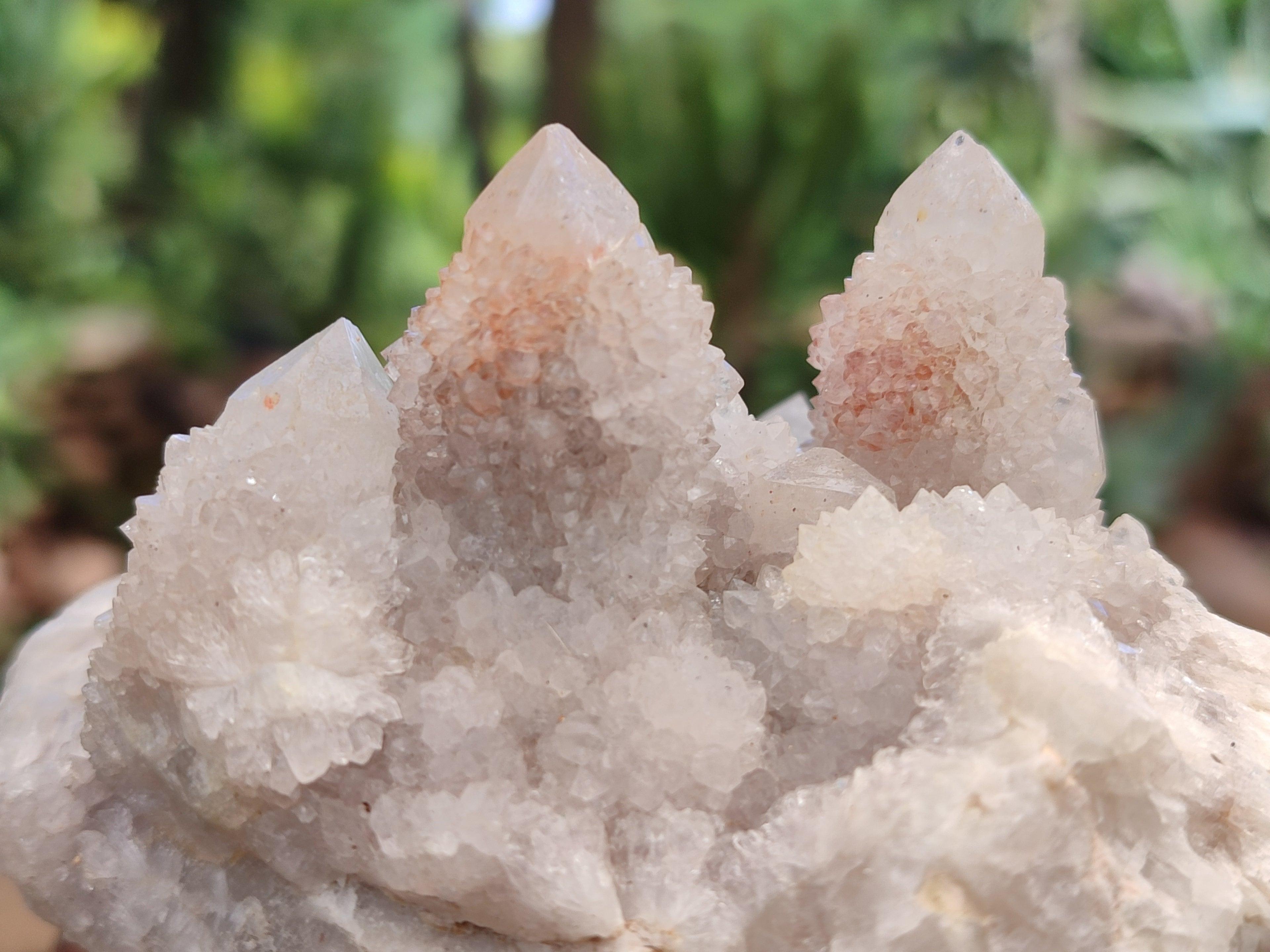 Natural Amethyst Spirit Quartz Clusters x 6 From Boekenhouthoek, South Africa - Toprock Gemstones and Minerals 