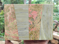 Hand Made Stone Jewellery Box x 1 From South Africa - Toprock Gemstones and Minerals 
