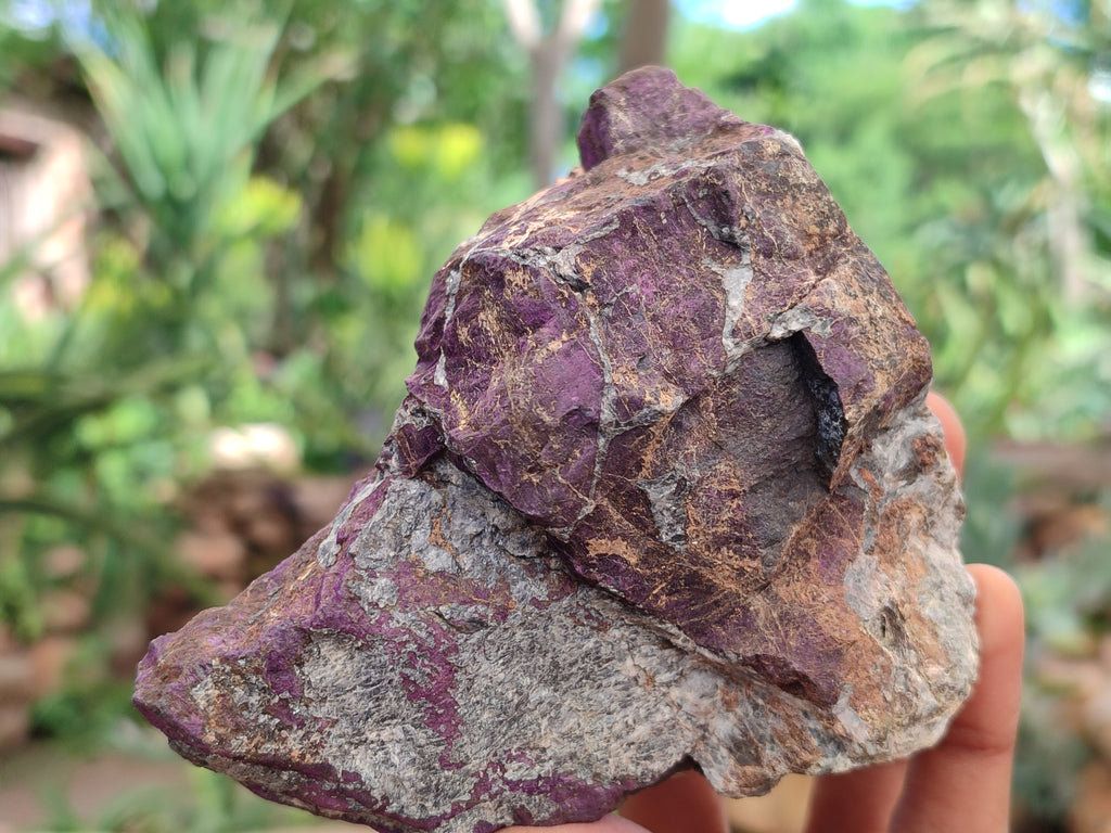 Natural Metallic Purpurite Cobbed Specimens x 7 From Erongo, Namibia - Toprock Gemstones and Minerals 