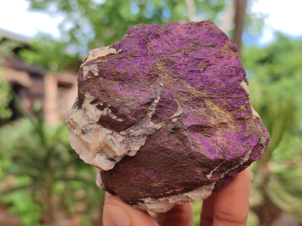 Natural Metallic Purpurite Cobbed Specimens x 7 From Erongo, Namibia - Toprock Gemstones and Minerals 