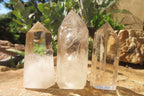 Polished Smokey Quartz Crystals x 6 From Madagascar - Toprock Gemstones and Minerals 