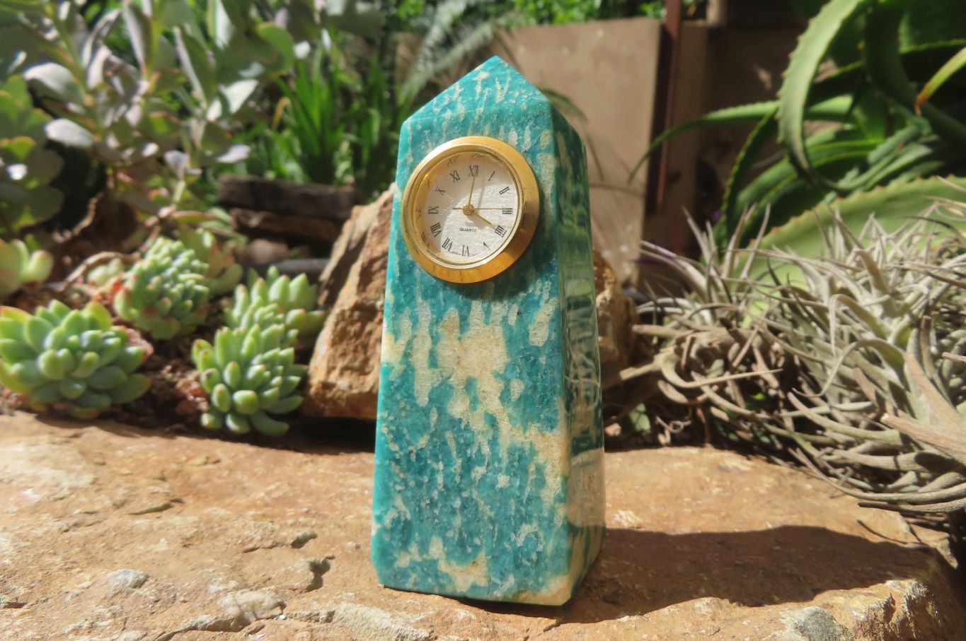 Polished Rare Russian Amazonite Obelisk Clock Towers - sold per item - From Russia - Toprock Gemstones and Minerals 