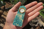 Polished Rare Russian Amazonite Obelisk Clock Towers - sold per item - From Russia - Toprock Gemstones and Minerals 
