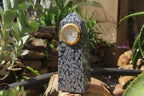 Polished Classic Snowflake Obsidian Obelisk Clock Towers - sold per item - From Mexico - Toprock Gemstones and Minerals 