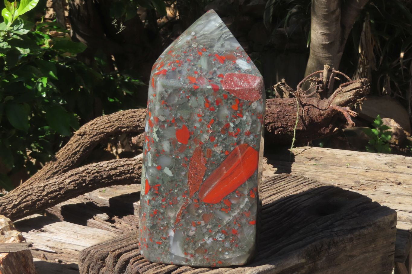 Polished Bloodstone Points x 1 From Swaziland - Toprock Gemstones and Minerals 