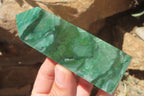 Polished Swazi Jade Obelisk Clock Towers - sold per item - From Swaziland - Toprock Gemstones and Minerals 