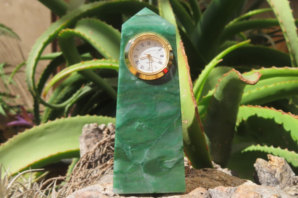 Polished Swazi Jade Obelisk Clock Towers - sold per item - From Swaziland - Toprock Gemstones and Minerals 