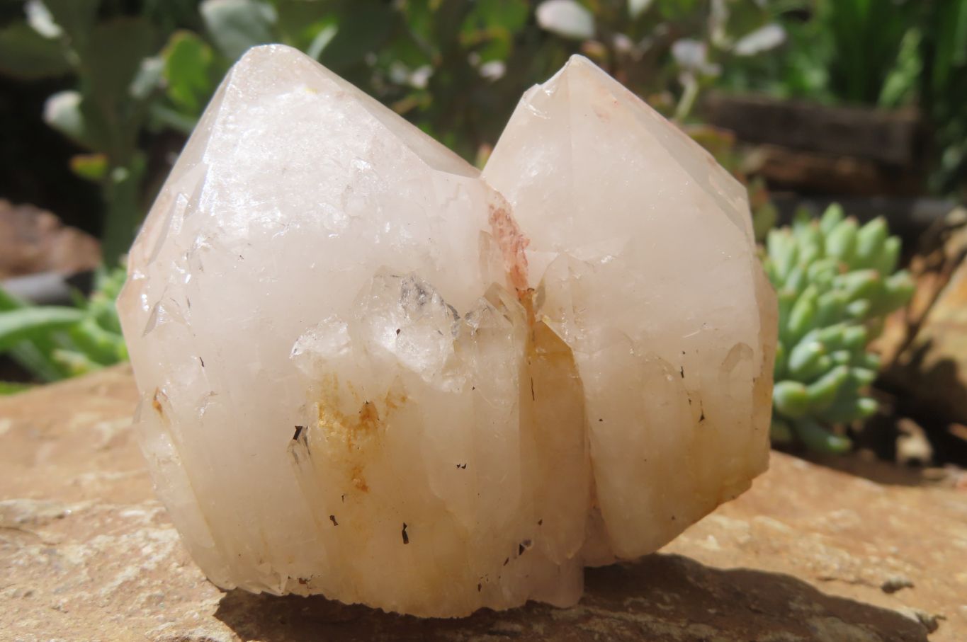 Natural Quartz Clusters x 12 From Madagascar - Toprock Gemstones and Minerals 