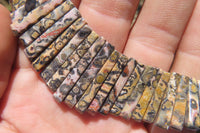 Polished Snakeskin Jasper Beaded Egyptian Choker Necklace - Sold per Item - From Australia - Toprock Gemstones and Minerals 